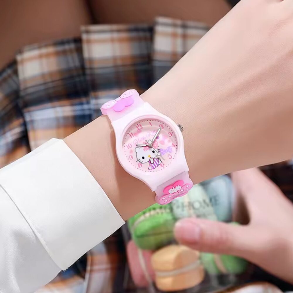Hello Kitty Children Watches with box, pink. - Picture 5 of 5